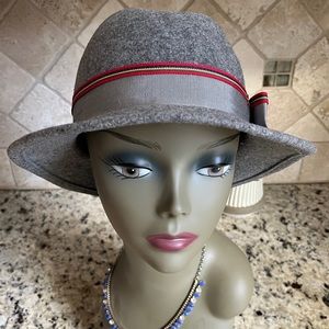 Betmar Vintage Felt Wool Gray Hat